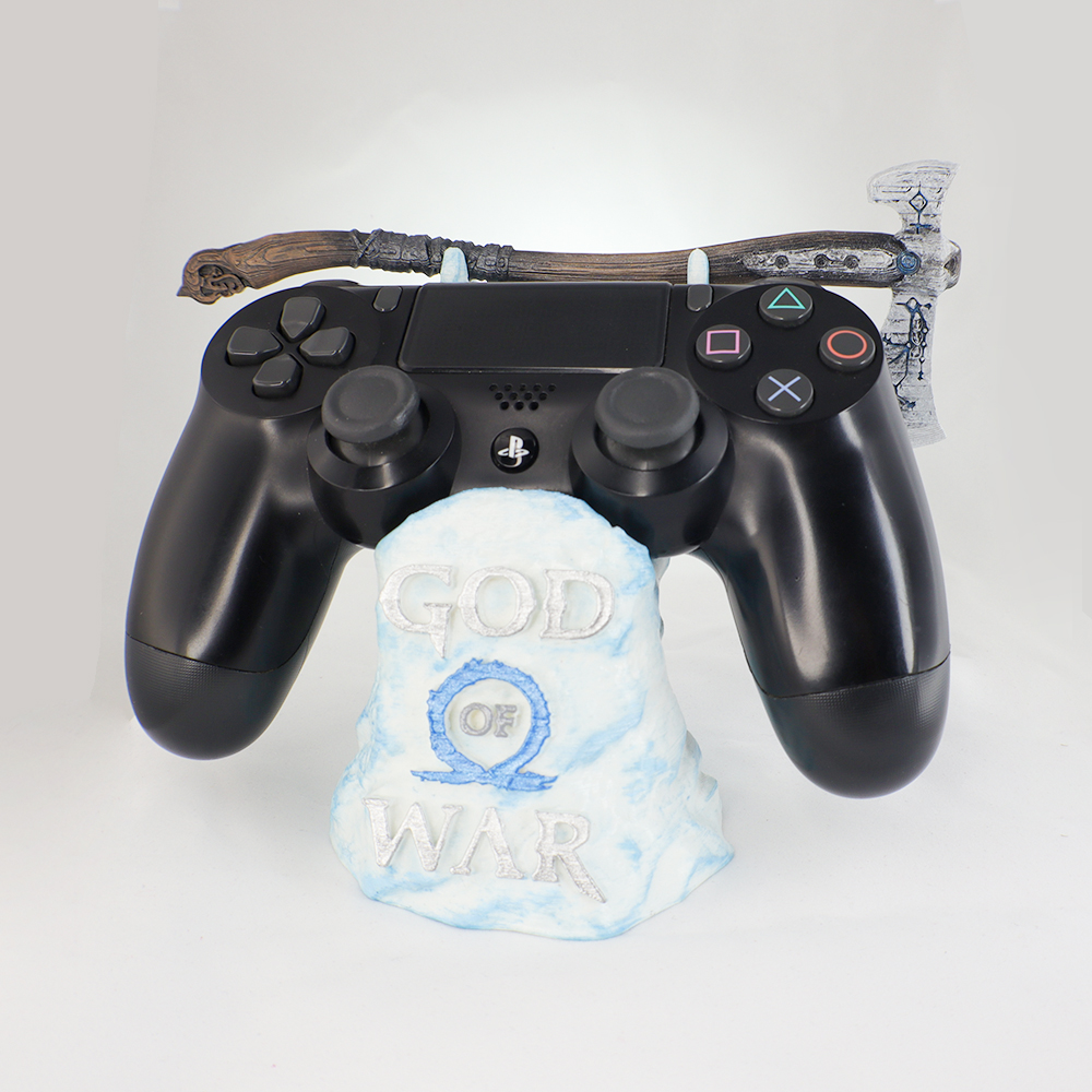 Base-Control-Play-Station-God-of-War-Ragnarok-Snow-1 Base para control de Play Station – God Of War Ragnarok – Snow
